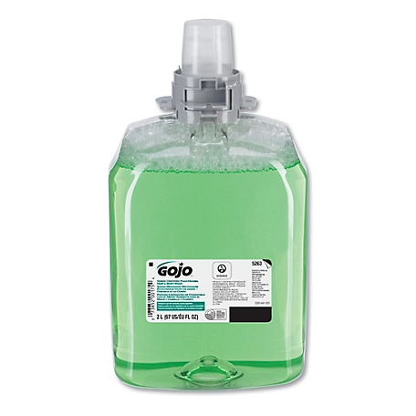 GOJO 2,000 mL Green Certified Foam Hair and Body Wash, Cucumber Melon, 2/Carton