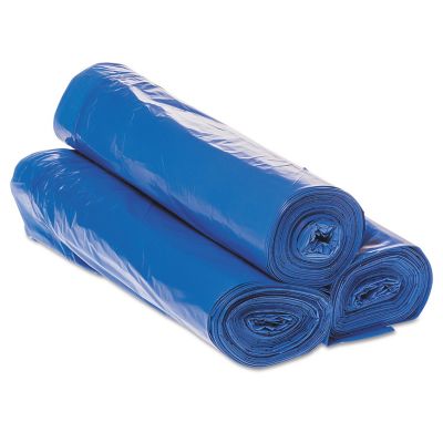 Inteplast Group 30 gal. Draw-Tuff Institutional Draw-Tape Can Liners, 1 mil, 30.5 in. x 40 in., Blue, 200-Pack