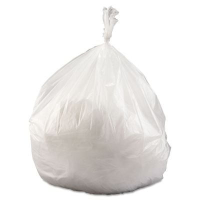 Image showing 1 th Inteplast Group 45 gal. High-Density Interleaved Commercial Can Liners, 12 Microns, 40 in. x 48 in., Clear, 250 ct.