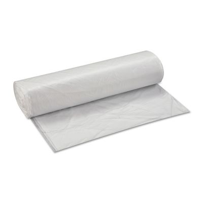 Image showing 2 th Inteplast Group 45 gal. High-Density Interleaved Commercial Can Liners, 12 Microns, 40 in. x 48 in., Clear, 250 ct.
