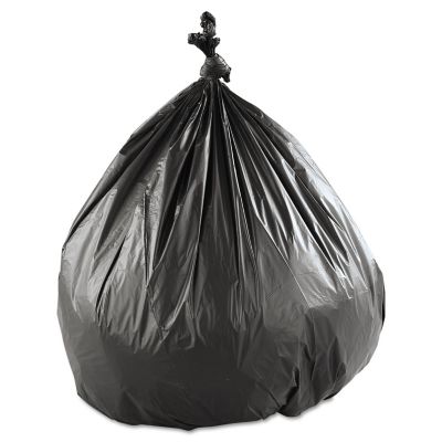 Image showing  45 gal. High-Density Interleaved Commercial Can Liners, 22 Microns, 40 in. x 48 in., Black, 150 ct.