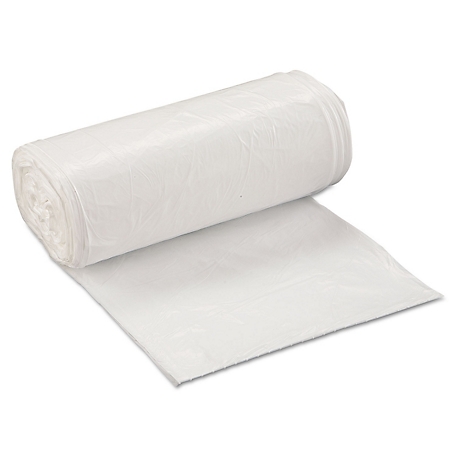 Inteplast Group 16 gal. Low-Density Commercial Can Liners, 0.5 mil, 24 in. x 32 in., White, 500 ct.
