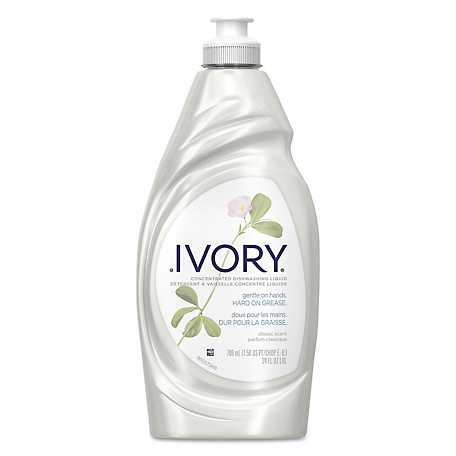 Ivory Heavy-Duty Dish Detergent, Classic Scent, 24 oz., 10 ct.