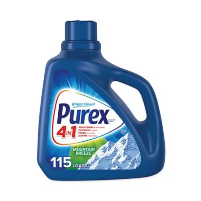 Purex Liquid Laundry Detergent, Mountain Breeze, 150 oz., 4 pc.