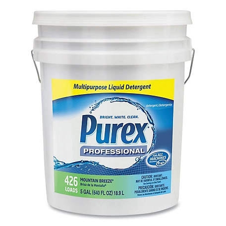 Purex Liquid Laundry Detergent, Mountain Breeze, 5 gal.