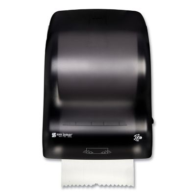 San Jamar Simplicity Mechanical Roll Towel Dispenser, 15.25 in. x 13 in. x 10.25 in., Black