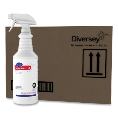 Image showing 5 th Diversey 32 oz. Spitfire Fresh Pine Scented Multi-Purpose Power Cleaner, 12-Pack