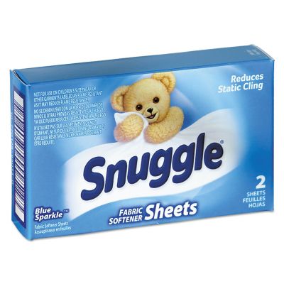 Snuggle Vend-Design Fabric Softener Sheets, Blue Sparkle, 2 Sheets Per Box, 100 ct.