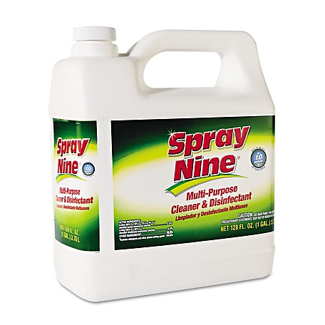Spray Nine Heavy-Duty Multi-Purpose Cleaner, Degreaser and Disinfectant, Citrus Scent, 1 gal., 4 ct.