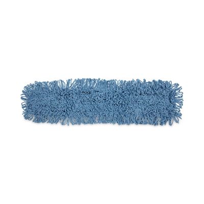 Boardwalk Dust Mop Head, Looped-End, Blue, 5 x 36 in.