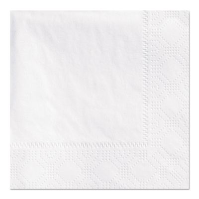 Hoffmaster Beverage Napkins, 2-Ply, 9-1/2 in. x 9-1/2 in., White, 1,000 ct.