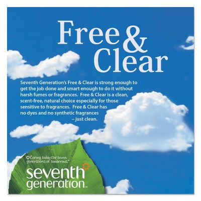 Image showing 8 th Seventh Generation Natural Laundry Detergent Packs, Powder, Unscented, 45-Pack