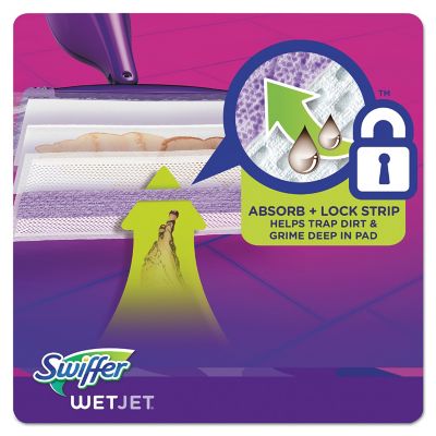 Image showing  WetJet System Refill Cloths, White, 24-Pack