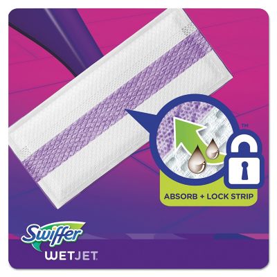 Image showing 5 th Swiffer WetJet System Refill Cloths, White, 24-Pack