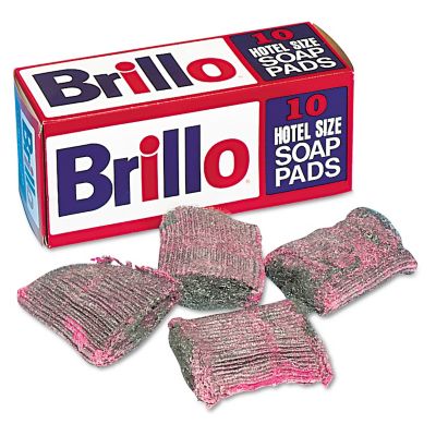 Brillo Hotel Size Steel Wool Soap Pad, 120-Pack