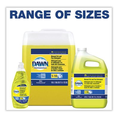 Image showing 6 th Dawn 38 oz. Manual Pot and Pan Dish Detergent, Lemon, 8-Pack