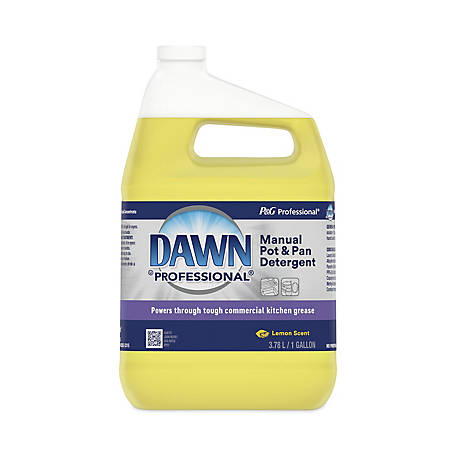 Dawn Manual Pot and Pan Dish Detergent, Lemon, 4 ct.