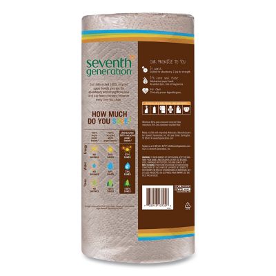 Image showing  Natural Unbleached 100% Recycled Paper Towel Rolls, 11 in. x 9 in., 30 ct.