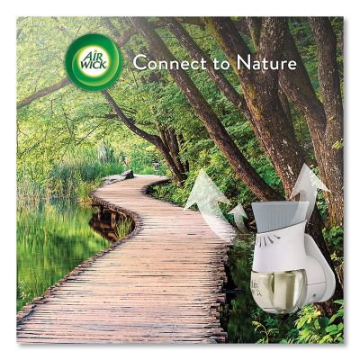 Image showing 8 th Air Wick Scented Oil Warmer, White/Gray, 6 ct.