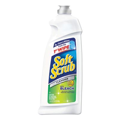 Soft Scrub Bathroom Cleanser with Bleach Commercial, 36 oz., 6 ct.