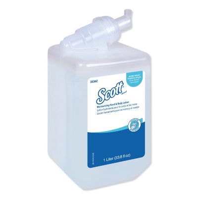 Scott 1 L Control Moisturizing Hand and Body Lotion, Fresh Scent, 6-Pack