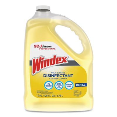 Windex Multi-Surface Disinfectant Cleaner, Citrus, 1 gal., 4-Pack