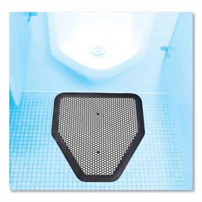 Image showing  Deo-Gard Mountain Air Scented Disposable Urinal Mats, 17.5 in. x 20.5 in., Charcoal, 6-Pack