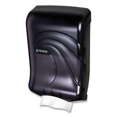 Image showing  Oceans Ultrafold Multi-Fold/C-Fold Paper Towel Dispenser, 11-3/4 in. x 6-1/4 in. x 18 in., Black