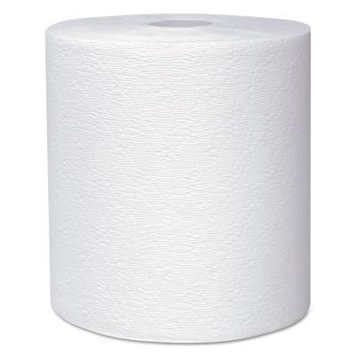 Scott Essential Plus Hard Roll Paper Towels, 8 in. x 600 ft., 1-3/4 in. Core Diameter, White, 6 Rolls/Carton