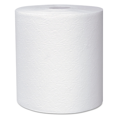Scott Essential Plus Hard Roll Paper Towels, 8 in. x 600 ft., 1-3/4 in. Core Diameter, White, 6 Rolls/Carton