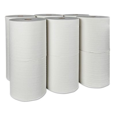 Image showing  Essential Plus Hard Roll Paper Towels, 1.5 in. Core, 8 in. x 425 ft., White, 12 Rolls/Carton