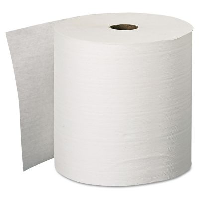 Scott Essential Plus Hard Roll Paper Towels, 1.5 in. Core, 8 in. x 600 ft., White, 6 Rolls/Carton