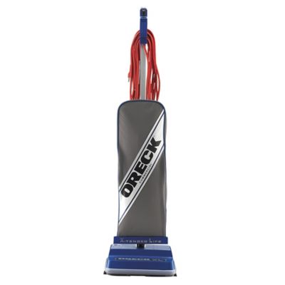 Oreck Commercial 9 qt. Corded XL Upright Vacuum, 120V, Gray/Blue, 12-1/2 x 9-1/4 x 47-3/4 in.