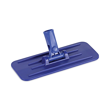 Boardwalk Swivel Mop Pad Holder, Plastic, Blue, 4 in. x 9 in., 12-Pack
