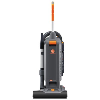 HOOVER Hushtone Vacuum Cleaner with IntelliBelt, 15 in., Orange/Gray