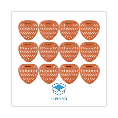 Image showing  Gem Urinal Deodorizer Screen, Lasts 30 Days, Mango, 12 ct.