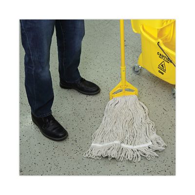 Image showing  Pro Loop Web/Tail-Band Wet Mop Head, Cotton, 12-Pack