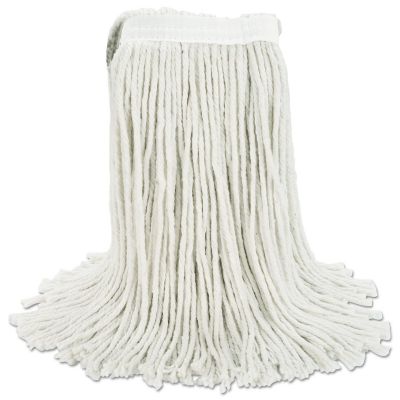 Image showing 5 th Boardwalk Cut-End Wet Mop Head, Cotton, #24 Trade Size, White