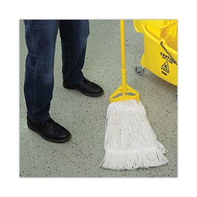 Image showing  Premium Cut-End Wet Mop Head, Cotton, 16 oz., White, 12-Pack
