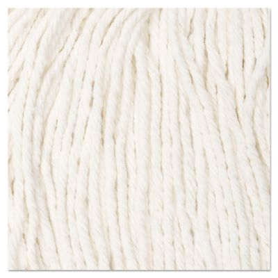 Image showing  Cut-End Wet Mop Head, Cotton #16, White, 12-Pack