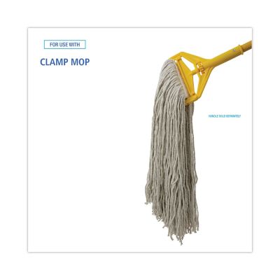 Image showing  Cut-End Wet Mop Head, Cotton #32, White, 12-Pack