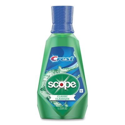 Crest Scope Mouth Rinse, Classic Mint, 1L, 6 pc.