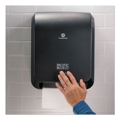 Georgia Pacific Blue Ultra Paper Towel Dispenser, Automated, 12.9 in. x 9 in. x 16.8 in., Black