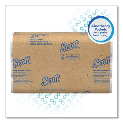 Image showing  Essential C-Fold Paper Towels, Absorbency Pockets, 10-1/8 in. x 13-3/20 in., White, 12 ct.