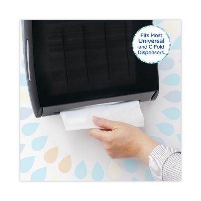 Image showing  C-Fold Paper Towels, 10-1/8 in. x 13-3/20 in., White, 150/Pack, 16 Packs/Carton