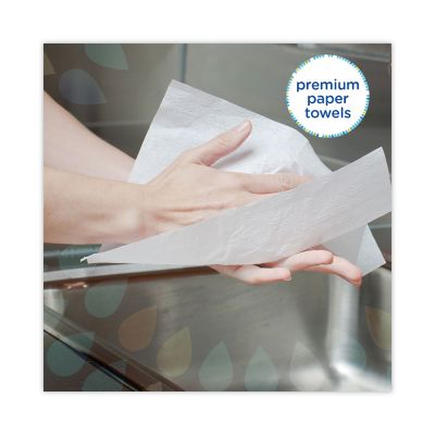 Image showing  C-Fold Paper Towels, 10-1/8 in. x 13-3/20 in., White, 150/Pack, 16 Packs/Carton
