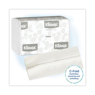 NEW Kleenex C Fold Paper Towels 10 1/8 x 13 3/20 White 150 Pack 16 Packs Carton 