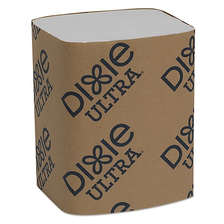 Dixie Ultra Interfold Napkin Pack-in Refills, 2-Ply, 6-1/2 in. x 9-7/8 in., White, 6,000 ct.