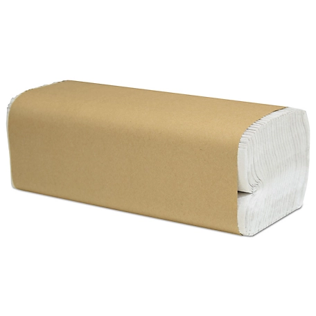 Cascades PRO Select Folded Paper Towels, C-Fold, White, 10 in. x 13 in., 12 ct.