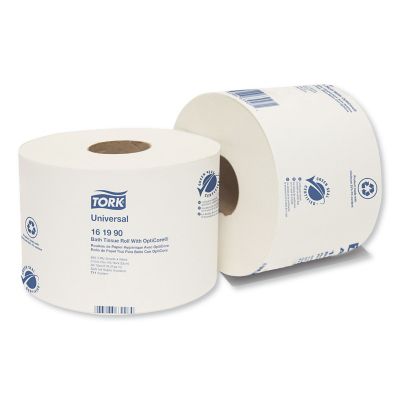 Tork Universal Bath Tissue Roll with Opticore, Septic Safe, 2-Ply, White, 36-Pack, 865 Sheets/Roll